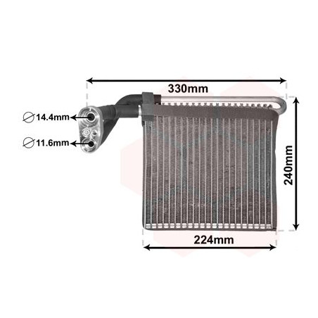 EVAPORATEUR AIRCO All 223x223x58 