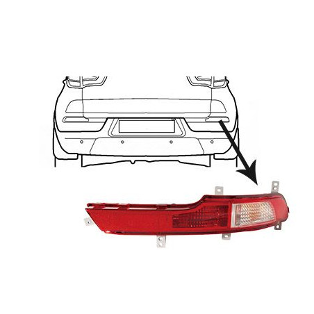 Anti-brouillard arrière droit