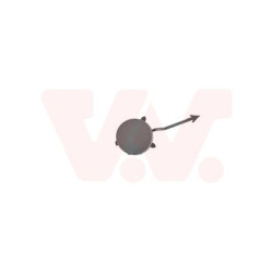 Cache crochet remorquage  arrière