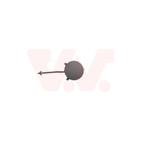 Cache crochet remorquage  arrière