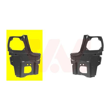 Coin gauche de face arrière