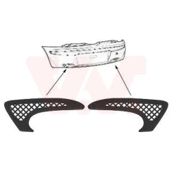 Grille de pare-choc arrière 