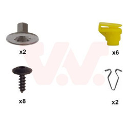 Kit montage pare-choc arrière