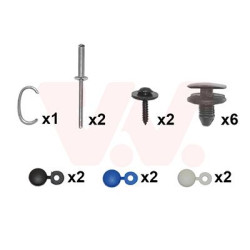 Kit montage pare-choc arrière