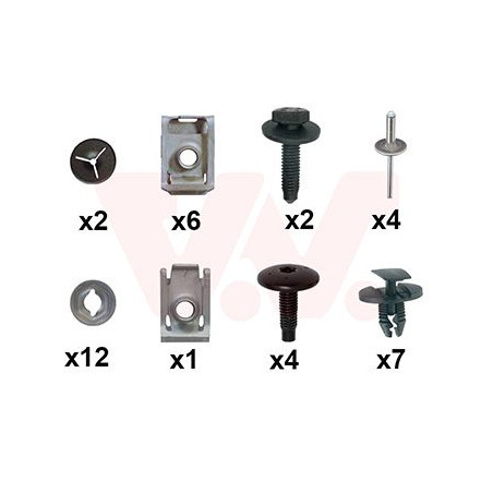 Kit montage pare-choc arrière