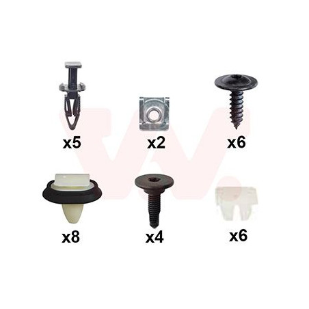 Kit montage pare-choc arrière