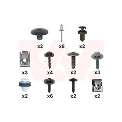 Kit montage pare-choc arrière