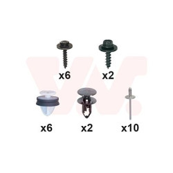 Kit montage pare-choc arrière