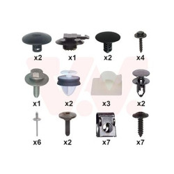 Kit montage pare-choc arrière