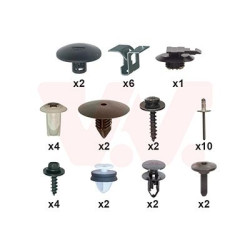 Kit montage pare-choc arrière