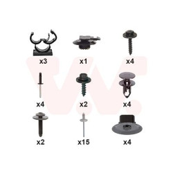 Kit montage pare-choc arrière