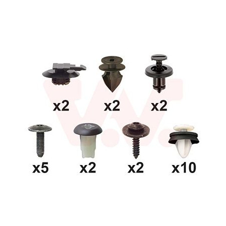 Kit montage pare-choc arrière