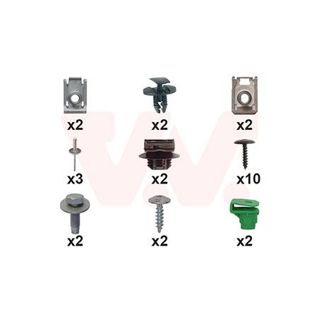 Kit montage pare-choc arrière