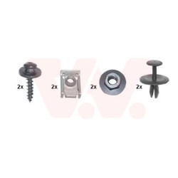 Kit montage pare-choc arrière