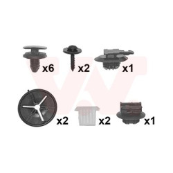 Kit montage pare-choc arrière