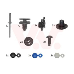 Kit montage pare-choc arrière