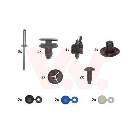 Kit montage pare-choc arrière