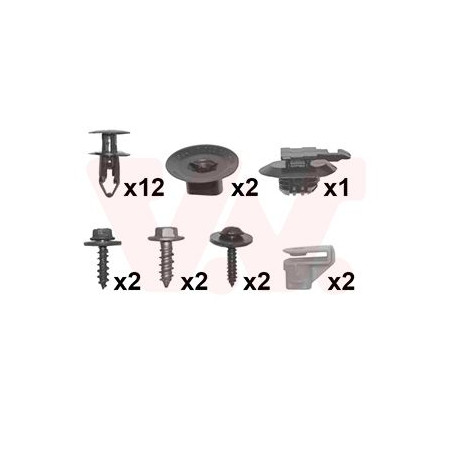 Kit montage pare-choc arrière