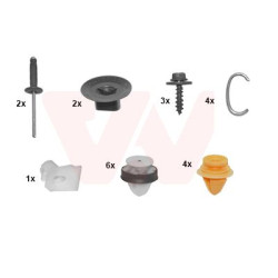 Kit montage pare-choc arrière