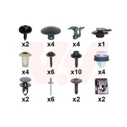 Kit montage pare-choc arrière