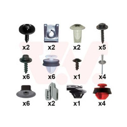 Kit montage pare-choc arrière