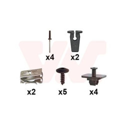 Kit montage pare-choc arrière