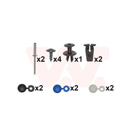 Kit montage pare-choc arrière