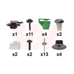 Kit montage pare-choc arrière -23