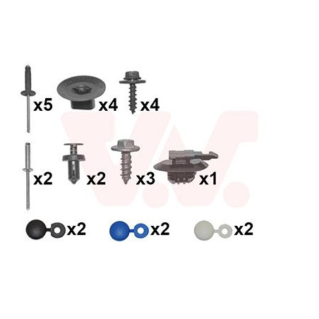 Kit montage pare-choc arrière