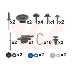 Kit montage pare-choc arrière