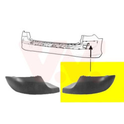Moulure droitde pare-choc  arrière
