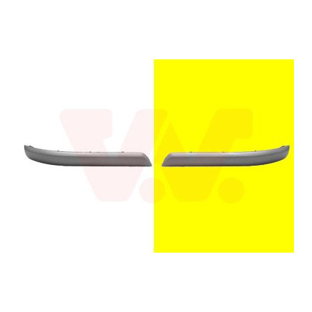 Moulure droitde pare-choc  arrière