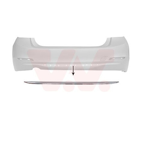 Moulure inférieure pare-choc arrière 