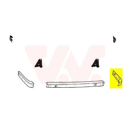 Pare-choc arrière  droit