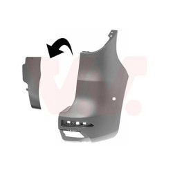 Pare-choc arrière droit 2-portes primer pour véhicules avec assistant d angle mort