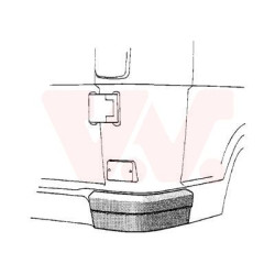 Pare-choc arrière  droit