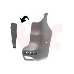 Pare-choc arrière droit pour véhicules avec hayon arrière primer pour véhicules avec assistant d angle mort