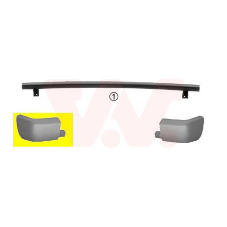 Pare-choc arrière  gauche