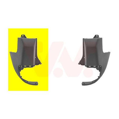 Pare-choc arrière  gauche