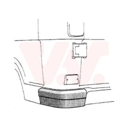 Pare-choc arrière  gauche