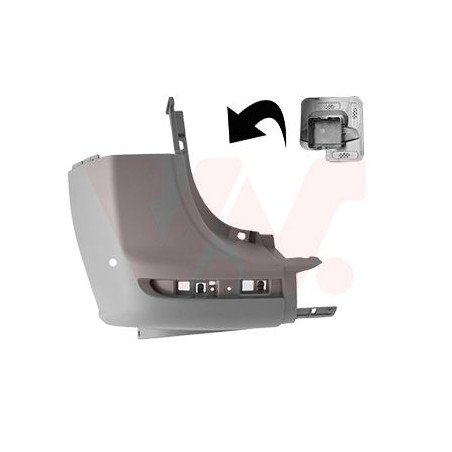 Pare-choc arrière  gauche