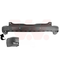 Pare-choc arrière  4 trous pour parkcontrol  2 trous pour assistant d angle mort