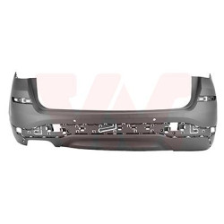 Pare-choc arrière avec trous pour parkcontrol pas x-line pas m-pack