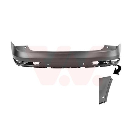 PARE-CHOC ARRIERE EN PRIMER  ParkAssist (4 Trous) 