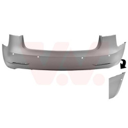 Pare-choc arrière en primer