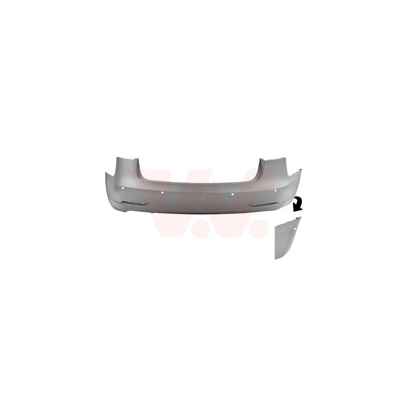 Pare-choc arrière en primer