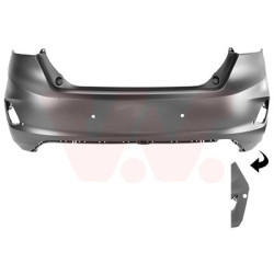 Pare-choc arrière en primer