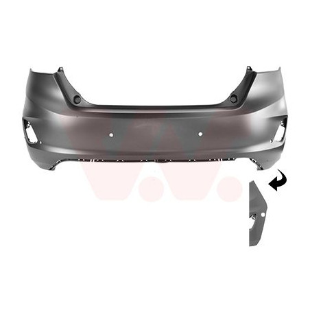 Pare-choc arrière en primer