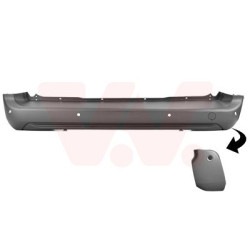 Pare-choc arrière en primer