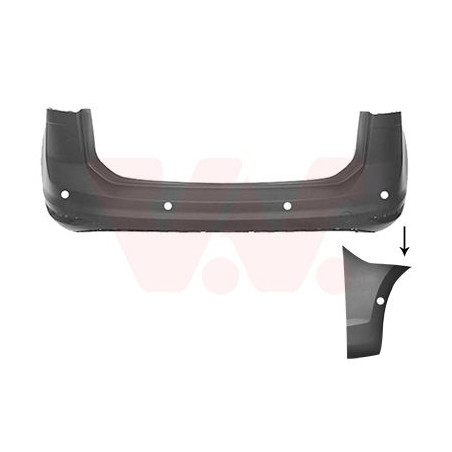 Pare-choc arrière en primer